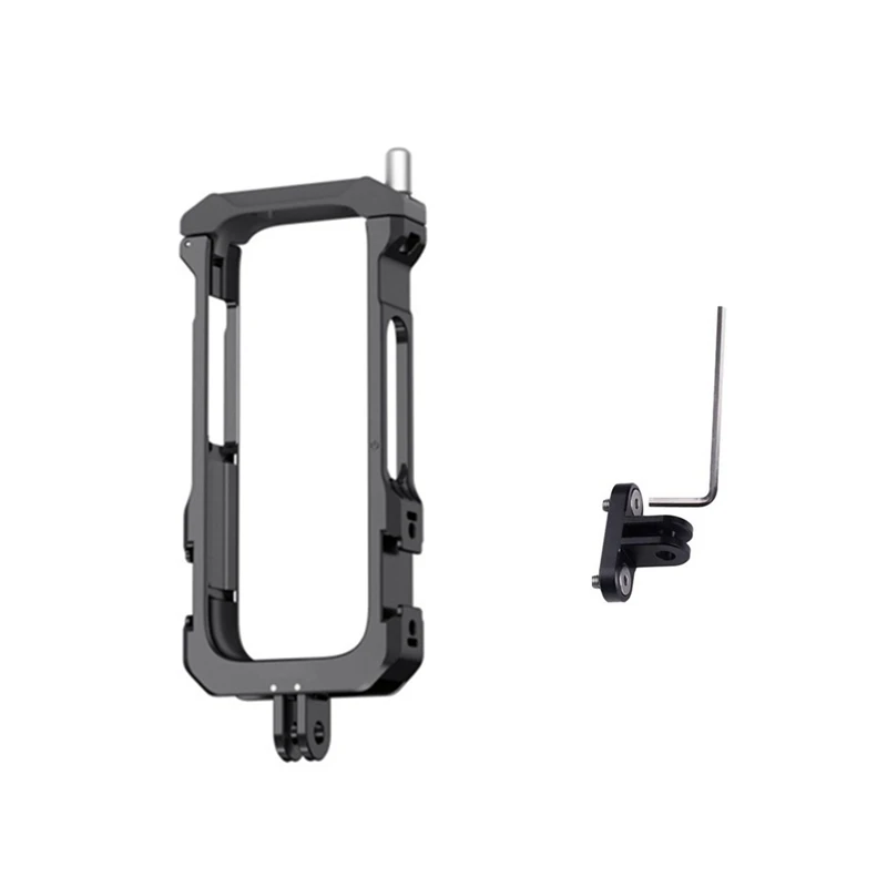 For Insta 360 X3 Metal Protective Cage Panoramic Action Camera Case With Cold Shoe Mount For Insta 360 X3 Accessory
For Insta 360 X3 Metal Protective Cage Panoramic Action Camera Case With Cold Shoe Mount For Insta 360 X3 Accessory