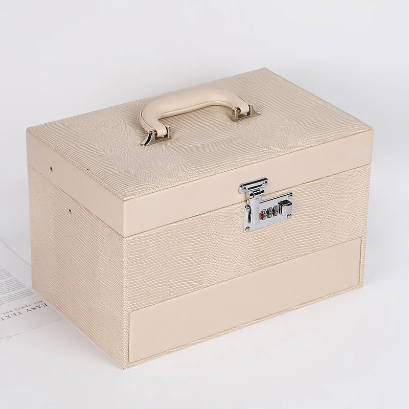 Han edition of PU leather portable large capacity three layers jewelry box jewelry box earrings necklace jewelry boxes
Han edition of PU leather portable large capacity three layers jewelry box jewelry box earrings necklace jewelry boxes