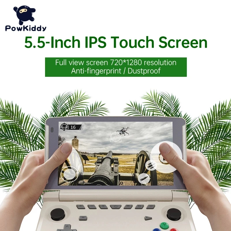Игровая консоль Powkiddy X18S, портативная игровая приставка с сенсорным IPS экраном 5,5 дюйма, операционной системой Android 11, чипом T618, ОЗУ 4 Гб, ПЗУ 64 ГБ
Игровая консоль Powkiddy X18S, портативная игровая приставка с сенсорным IPS экраном 5,5 дюйма, операционной системой Android 11, чипом T618, ОЗУ 4 Гб, ПЗУ 64 ГБ