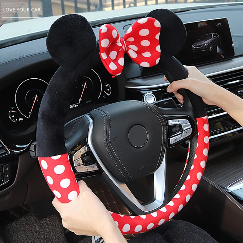 Universal Cartoon Car Steering Wheel Cover Mouse Summer Winter Warm Plush Lovely Bowknot Cute Wholesale Car Interior Accessories
Universal Cartoon Car Steering Wheel Cover Mouse Summer Winter Warm Plush Lovely Bowknot Cute Wholesale Car Interior Accessories