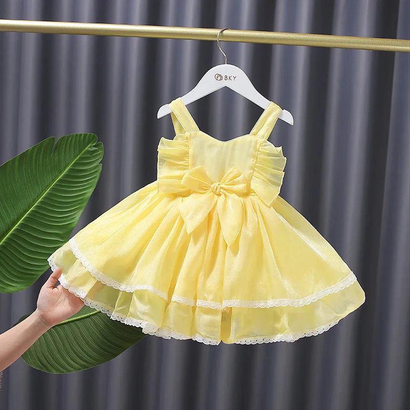 Summer Baby Girl's Lush Skirt Newborn Lace Yellow Tulle Tao Childhood Birthday Dress 1 Year Old Baby Girl Child Evening Cotton
Summer Baby Girl's Lush Skirt Newborn Lace Yellow Tulle Tao Childhood Birthday Dress 1 Year Old Baby Girl Child Evening Cotton