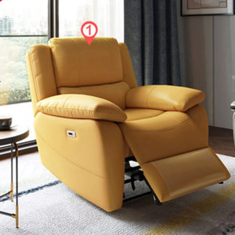 Modern Single Leather Sofa Living Room Multifunctional Smart Electric Lounge Chair
Modern Single Leather Sofa Living Room Multifunctional Smart Electric Lounge Chair
