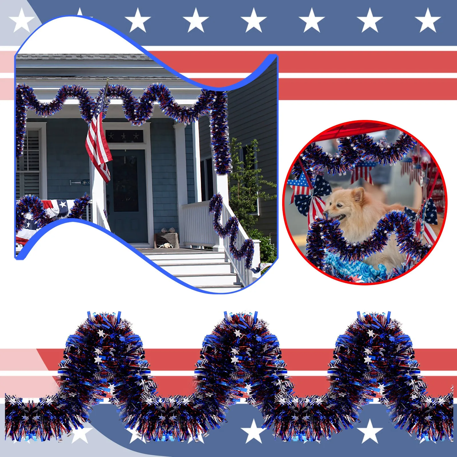 Проводной венок патриотическая искусственная проволока подвесная лента украшение для 4 июля планировщик событий Органайзер книга
Проводной венок патриотическая искусственная проволока подвесная лента украшение для 4 июля планировщик событий Органайзер книга