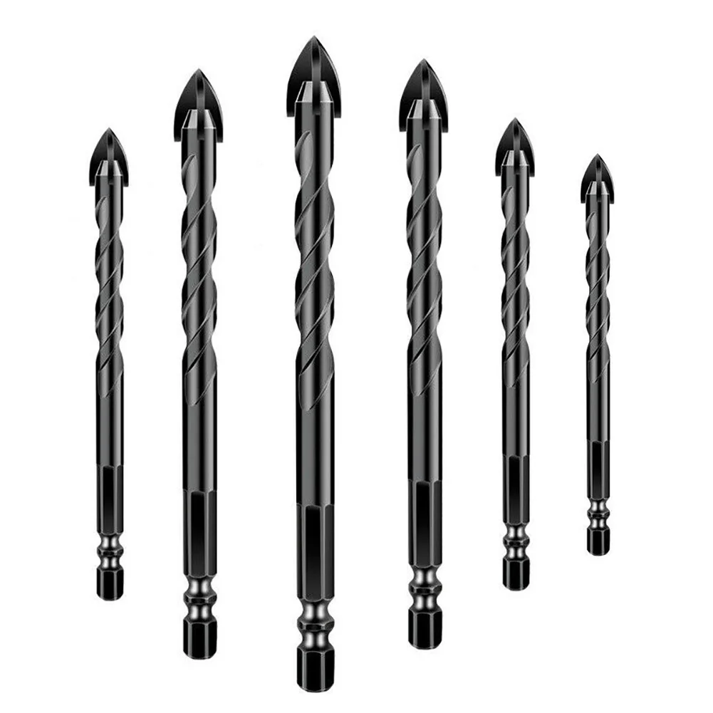 3-12mm Cross Hex Tile Drill Bit Alloy Triangle Twist Drill Hole Opener For Metal Wood Drilling Stone Glass Ceramic Concrete Dril
3-12mm Cross Hex Tile Drill Bit Alloy Triangle Twist Drill Hole Opener For Metal Wood Drilling Stone Glass Ceramic Concrete Dril