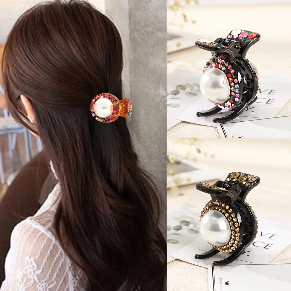 Haimeikang Pearl Chic Hair Claws Barrettes For Women Rhinestone Ponytail Hairpins Hair Crab Clips Girls Lady Fashion Accessories
Haimeikang Pearl Chic Hair Claws Barrettes For Women Rhinestone Ponytail Hairpins Hair Crab Clips Girls Lady Fashion Accessories
