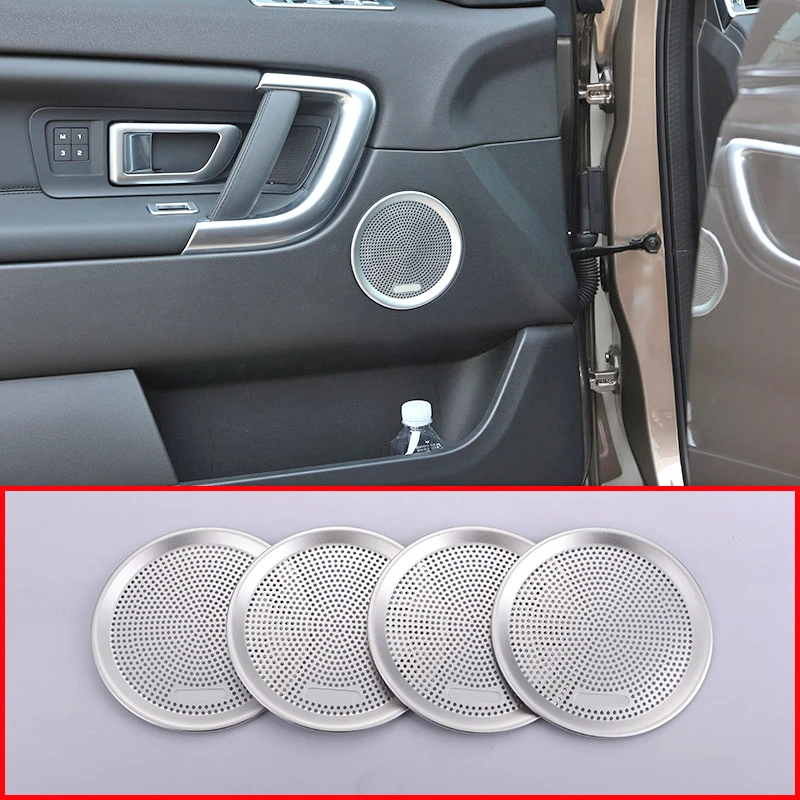 6pcs Aluminum Alloy Car Door Panel Speaker Tweeter Mesh Cover with Logo For Land Rover Discovery Sport 2015-2019 Car Accessory
6pcs Aluminum Alloy Car Door Panel Speaker Tweeter Mesh Cover with Logo For Land Rover Discovery Sport 2015-2019 Car Accessory