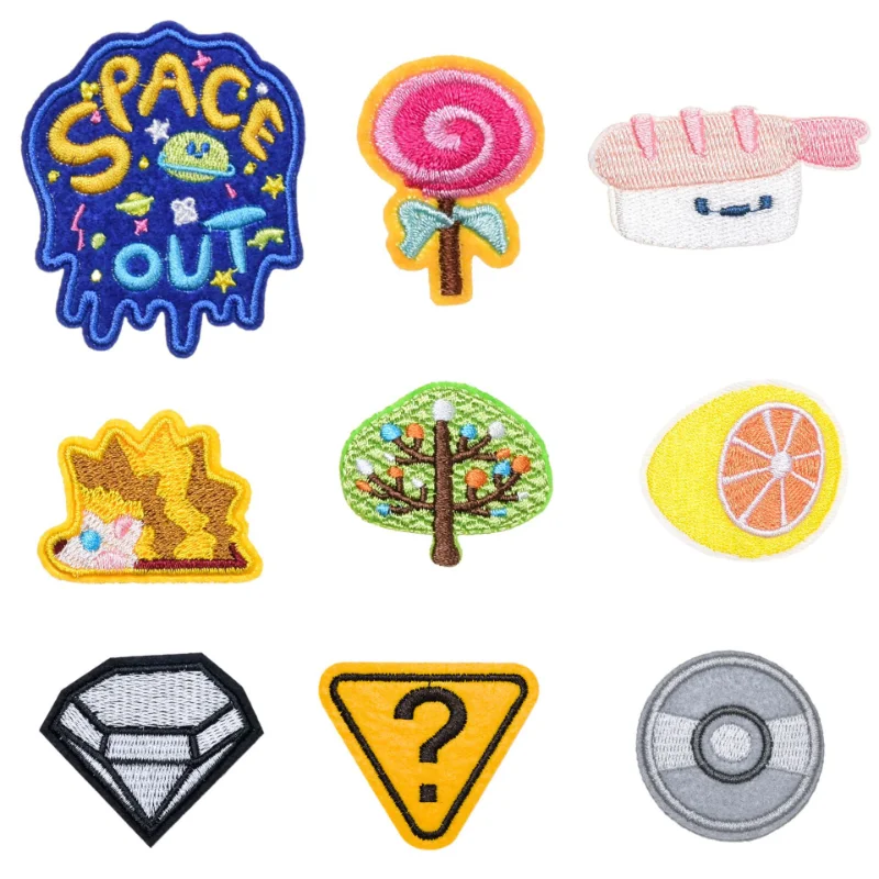 50pcs/Lot Luxury Anime Embroidery Patch Space Sushi.Hedgehog Tree Lemon Diamond Shirt Bag Clothing Decoration Craft Diy Applique
50pcs/Lot Luxury Anime Embroidery Patch Space Sushi.Hedgehog Tree Lemon Diamond Shirt Bag Clothing Decoration Craft Diy Applique