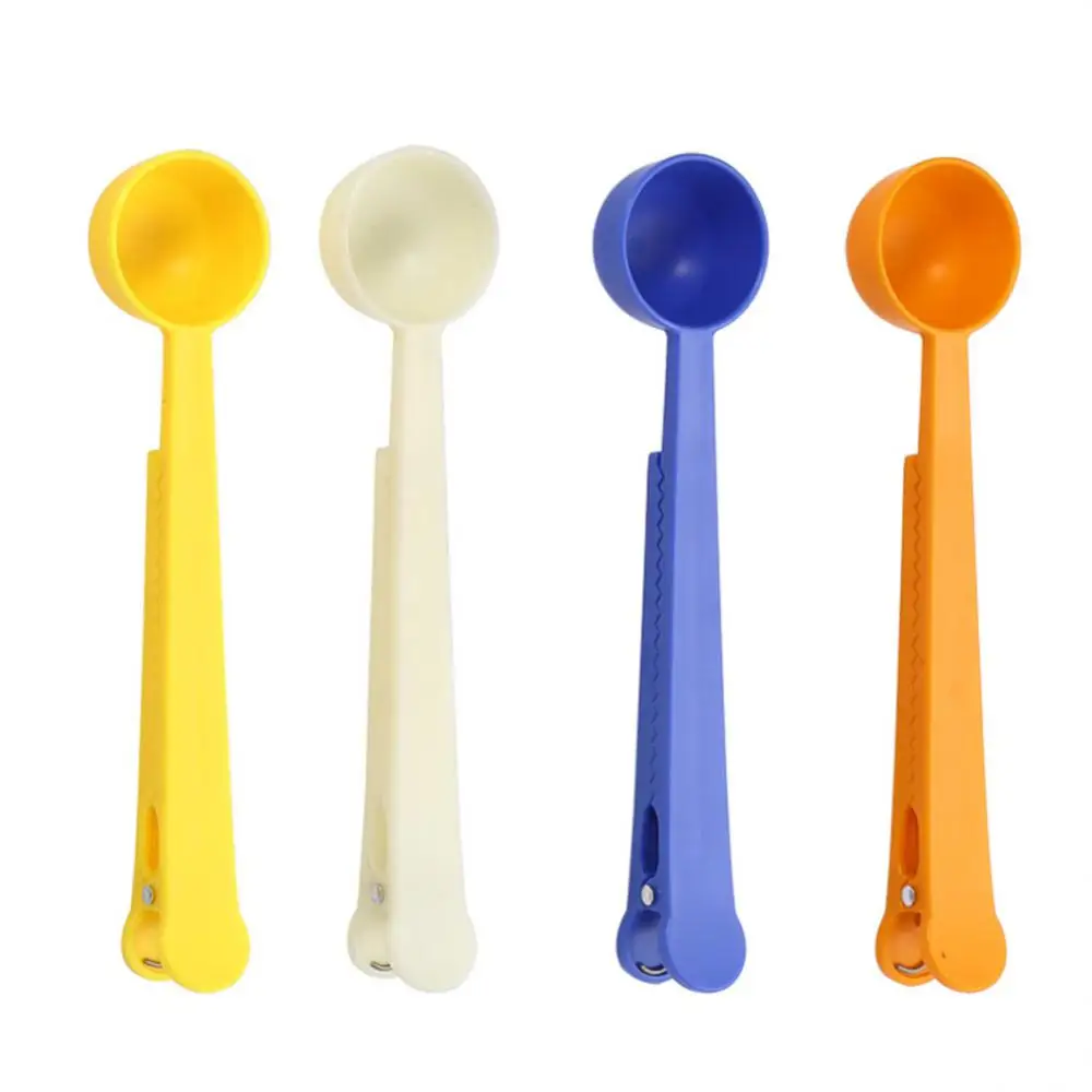 ABS Plastic Two-in-one Coffee Spoon Sealing Clip Kitchen Gold Accessories Recipient Cafe Expresso Cucharilla Decoration
ABS Plastic Two-in-one Coffee Spoon Sealing Clip Kitchen Gold Accessories Recipient Cafe Expresso Cucharilla Decoration