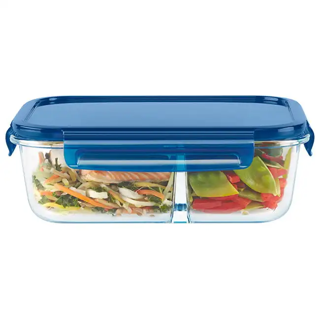 - High Quality Durable and Attractive. High Quality Durable and Attractive 2-Cup Divided Glass Food Storage Container with Blue
- High Quality Durable and Attractive. High Quality Durable and Attractive 2-Cup Divided Glass Food Storage Container with Blue