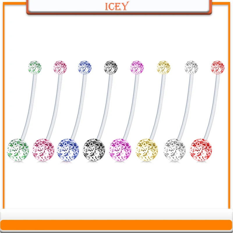 1pc soft rod belly ring navel stud jewelry button piercing body women | Украшения и аксессуары