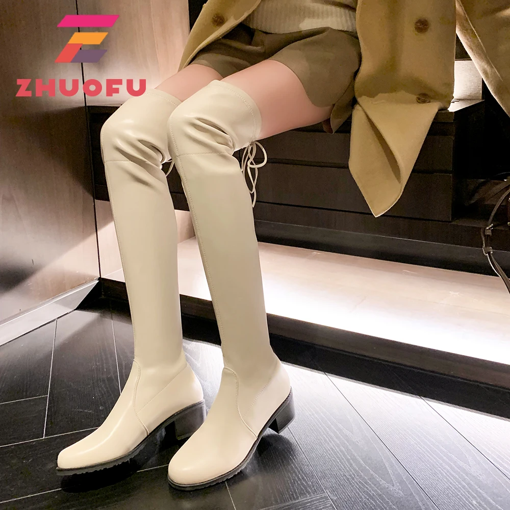 ZHUOFU 2023 Round Toe Over The Knee Boots For Women Flat Low Without Heel Fashion Brand New Stretch Boots Sexy Fashion Winter
ZHUOFU 2023 Round Toe Over The Knee Boots For Women Flat Low Without Heel Fashion Brand New Stretch Boots Sexy Fashion Winter