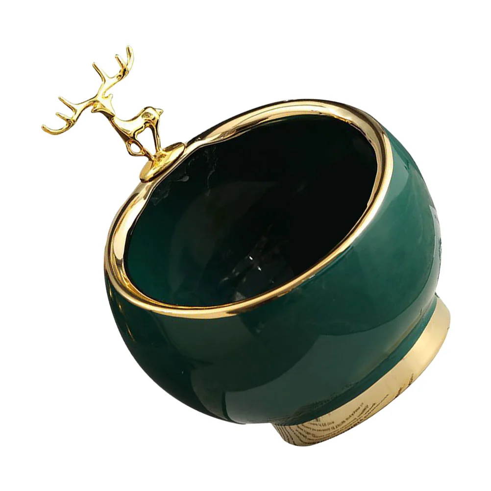 Ceramic Key Box Elk Design Box Cosmetic Brush Box Desktop Sundries Storage Case
Ceramic Key Box Elk Design Box Cosmetic Brush Box Desktop Sundries Storage Case