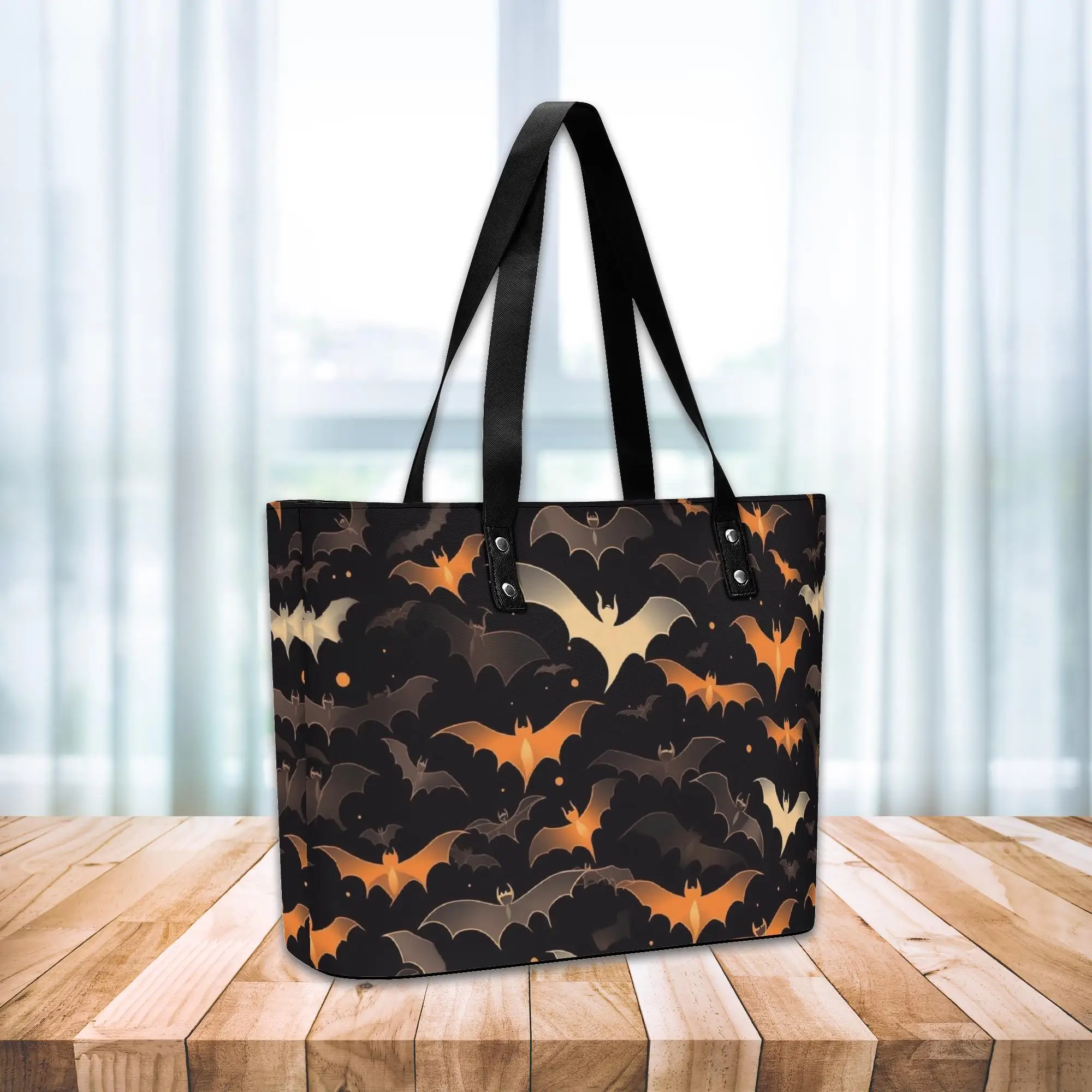 Gothic Bat Luxury Vegan Leather Tote Bag For Women High Quality Shoulder Strap Zipper Shoulder Bag For Work
Gothic Bat Luxury Vegan Leather Tote Bag For Women High Quality Shoulder Strap Zipper Shoulder Bag For Work
