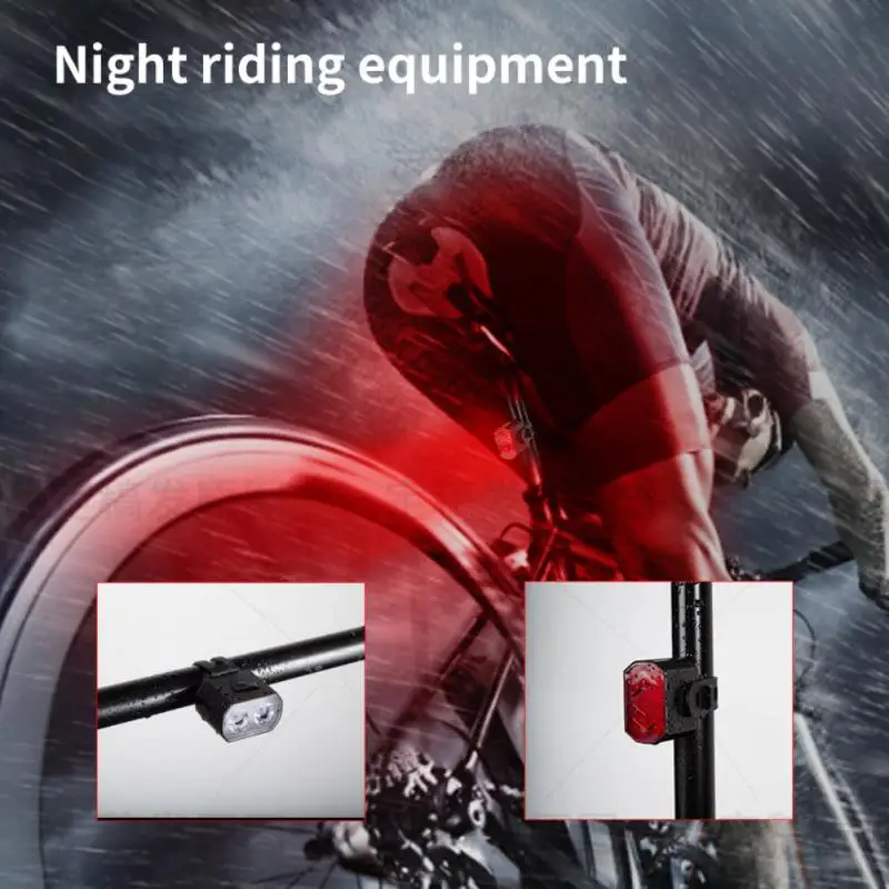 MTB Road Bike Front And Tail Light Package High Low Beam Dual Lamp High Brightness New Bicycle Light Cycling Warning Accessories
MTB Road Bike Front And Tail Light Package High Low Beam Dual Lamp High Brightness New Bicycle Light Cycling Warning Accessories