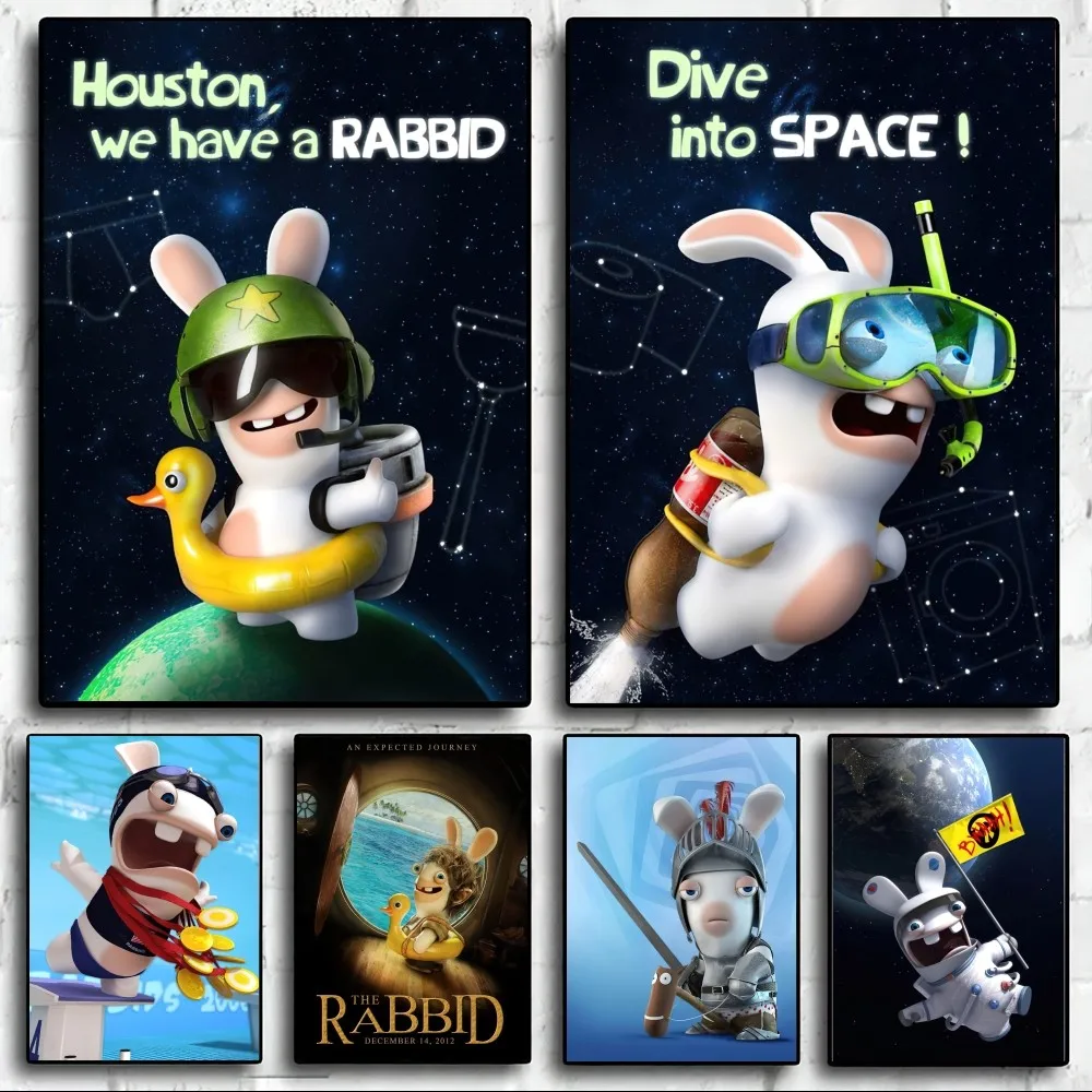 Милый мультяшный R-образный плакат с р-кроликами, настенные картины для гостиной, Осенний декор, маленький
Милый мультяшный R-образный плакат с р-кроликами, настенные картины для гостиной, Осенний декор, маленький