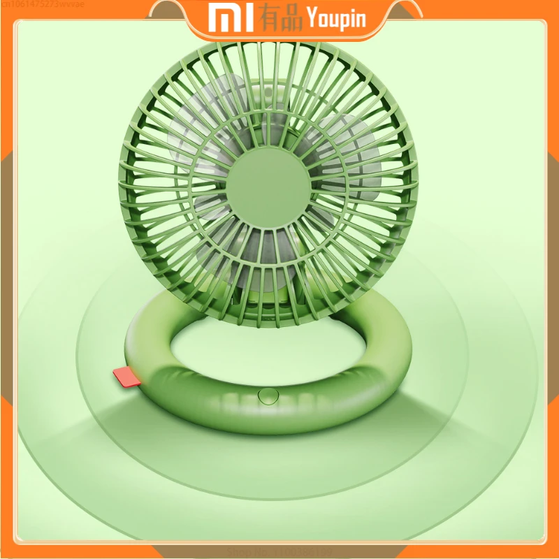 

Xiaomi Qualitell Quiet Storage Fan Portable Two-axis Folding Fans USB Charging 3 Gear Wind Speed Adjustable Indoor Office Fan