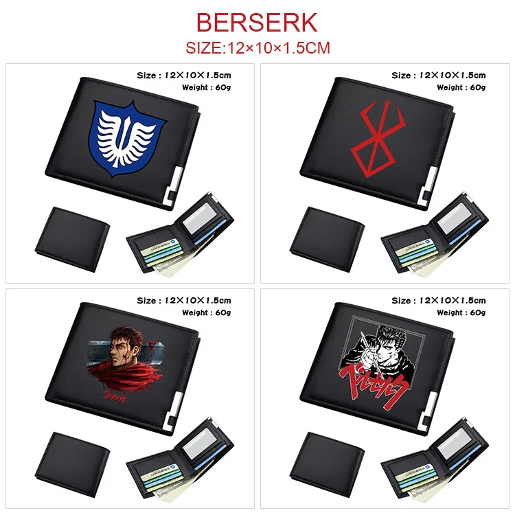 Berserk Animation Derivative Cartoon Fold Portable Short Wallet Coin Purse Card Bag Ticket Holder
Berserk Animation Derivative Cartoon Fold Portable Short Wallet Coin Purse Card Bag Ticket Holder