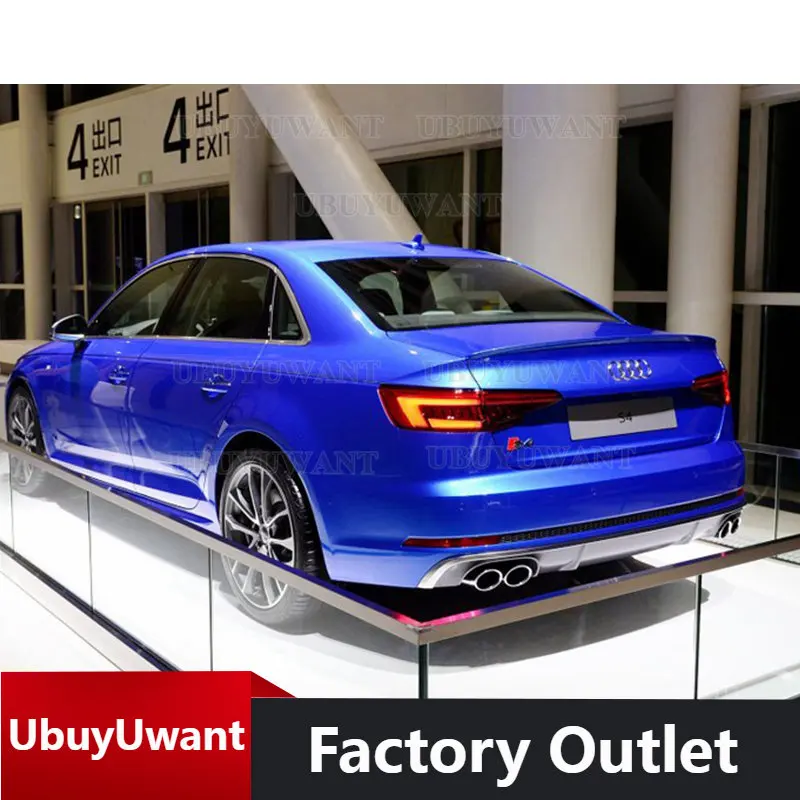For Audi A4L B9 2017-2019 Spoiler High Quality PU Material Carbon Fiber Look S4 Style Car Rear Wing Spoiler
For Audi A4L B9 2017-2019 Spoiler High Quality PU Material Carbon Fiber Look S4 Style Car Rear Wing Spoiler