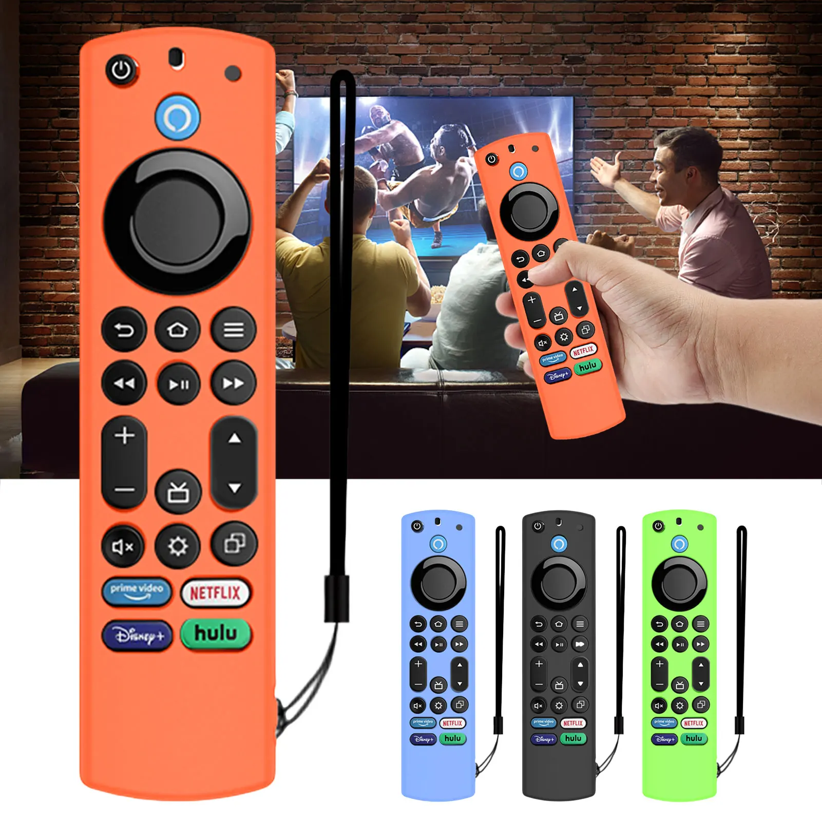 Силиконовый защитный чехол для пульта дистанционного управления Amazon Fire TV Omni
Силиконовый защитный чехол для пульта дистанционного управления Amazon Fire TV Omni