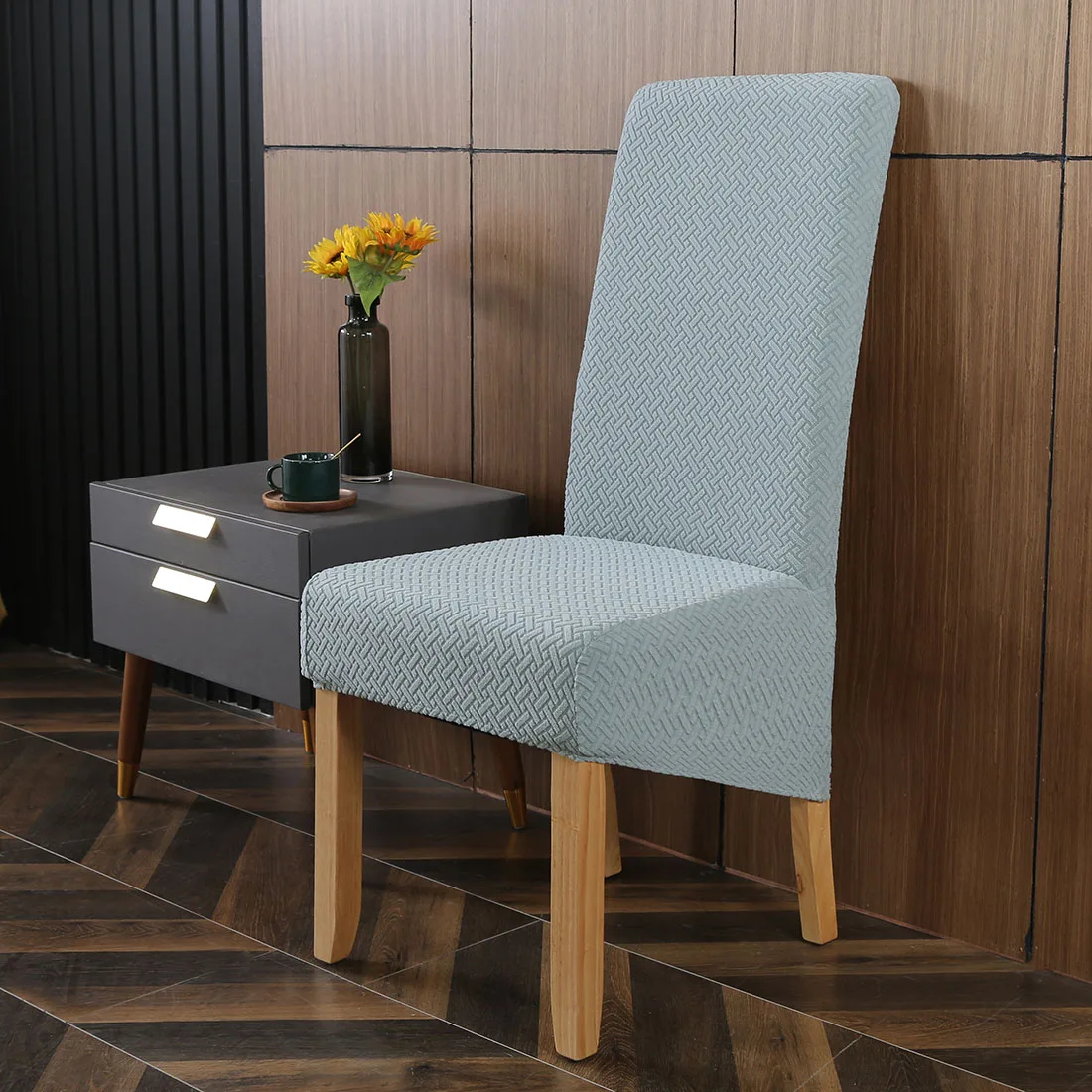 Chair Covers High Back Slipcovers Seat Covers with Back for Wedding Hotel Banquet Dining Room Chairs for Kitchen Home Decor
Chair Covers High Back Slipcovers Seat Covers with Back for Wedding Hotel Banquet Dining Room Chairs for Kitchen Home Decor