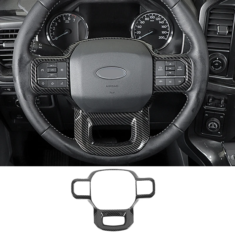 Автомобильные аксессуары для Ford F-150 F150 2021 2022, окрашенное углеродное волокно, украшение рулевого колеса, обшивка, ABS углеродное волокно
Автомобильные аксессуары для Ford F-150 F150 2021 2022, окрашенное углеродное волокно, украшение рулевого колеса, обшивка, ABS углеродное волокно