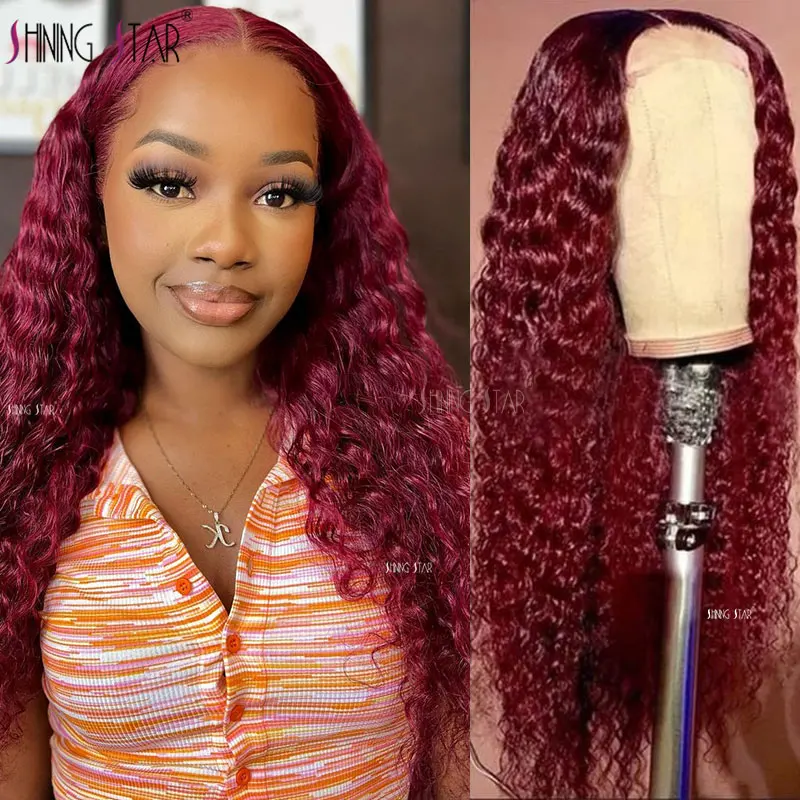 13X4 Lace Frontal Human Hair Wigs Loose Deep Wave Brazilian Colored 99J Burgundy Lace Front Wig Water Wave Curly Human Hair Wigs
13X4 Lace Frontal Human Hair Wigs Loose Deep Wave Brazilian Colored 99J Burgundy Lace Front Wig Water Wave Curly Human Hair Wigs