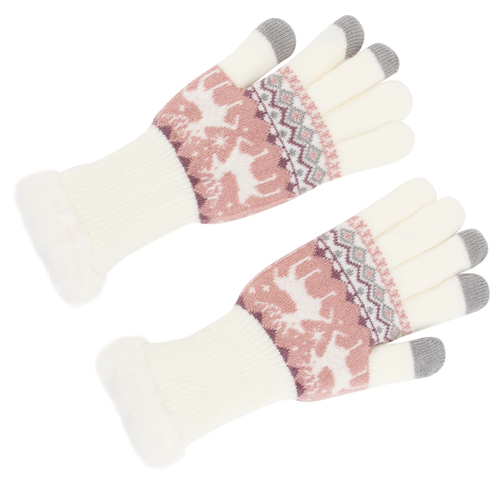 1 Pair Woman Split-finger Knitting Snowflake Warm for Winter Lady Outdoor 
1 Pair Woman Split-finger Knitting Snowflake Warm for Winter Lady Outdoor