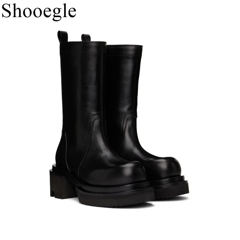 Men Black Shoes Winter Boots Retro Style Ankle Boots Slip On Casual Boots High-top Men's Shoes Wear-resistant
Men Black Shoes Winter Boots Retro Style Ankle Boots Slip On Casual Boots High-top Men's Shoes Wear-resistant