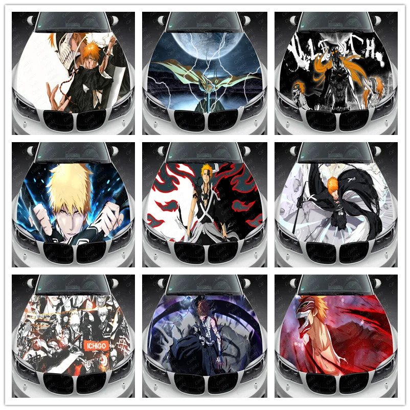 Kurosaki Ichigo Anime Bleach Itasha Hood Vinyl Stickers Wrap Vinyl Film Engine Cover Decals Sticker on Car Auto Accessories 
Kurosaki Ichigo Anime Bleach Itasha Hood Vinyl Stickers Wrap Vinyl Film Engine Cover Decals Sticker on Car Auto Accessories
