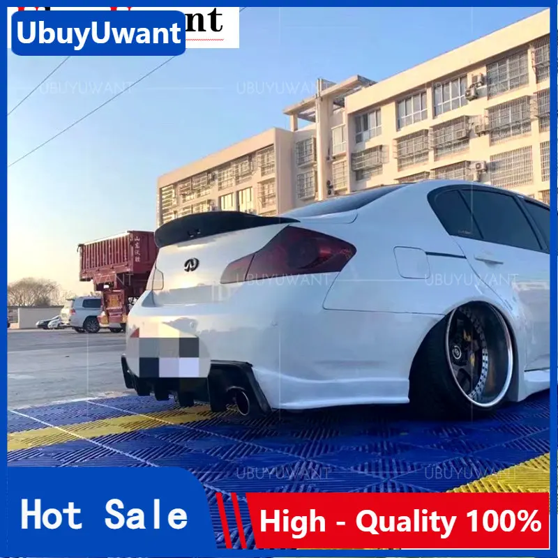 Задний спойлер для багажника из углеродного волокна, крыло для Infiniti G37, 4 двери седан 2009-2013, G25 2011-2013, задний спойлер для автомобиля
Задний спойлер для багажника из углеродного волокна, крыло для Infiniti G37, 4 двери седан 2009-2013, G25 2011-2013, задний спойлер для автомобиля