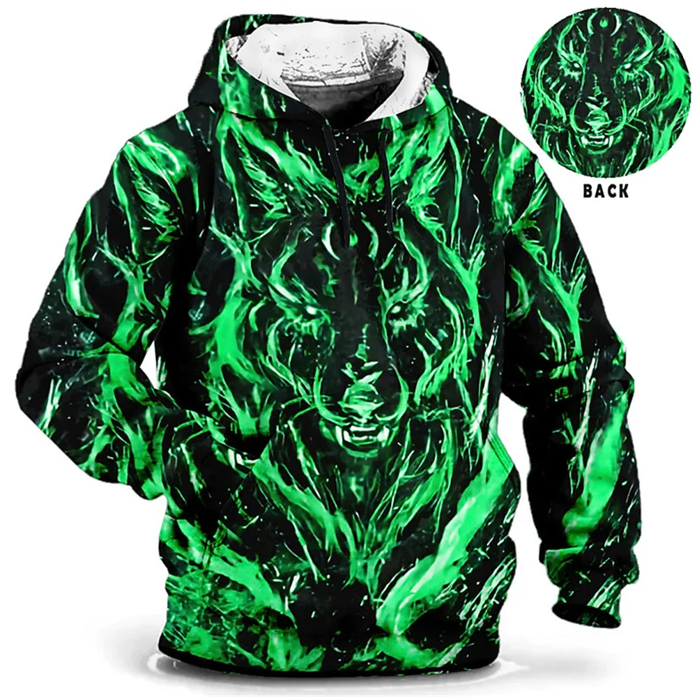 Wolf Men's Hoodie Retro Street Fashion Long Sleeve Sweater Autumn And Winter 2023 New 3d Printed Pattern Oversized Men Clothing
Wolf Men's Hoodie Retro Street Fashion Long Sleeve Sweater Autumn And Winter 2023 New 3d Printed Pattern Oversized Men Clothing