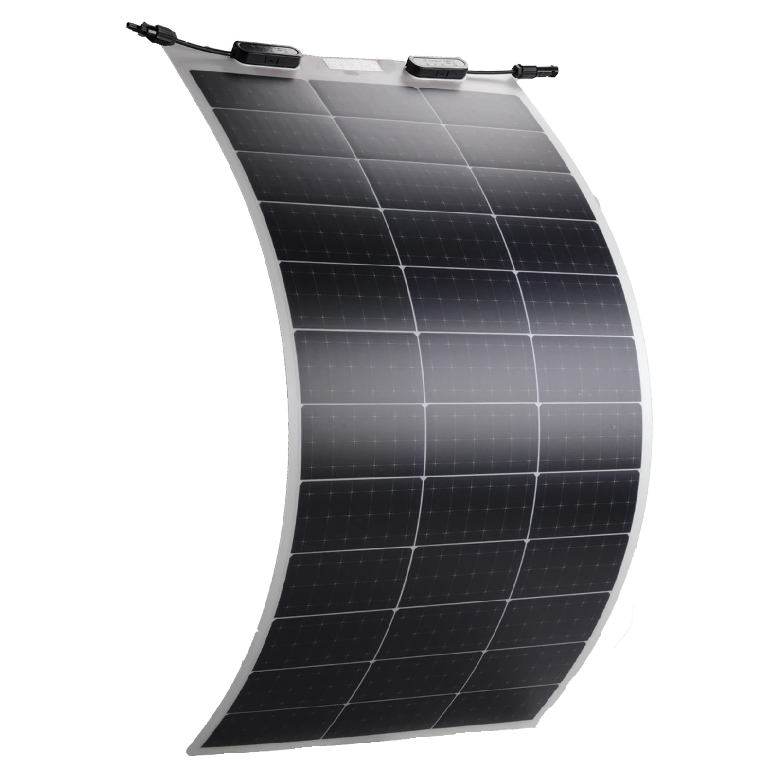 Flexible Solar Panel 100W 24V/12V Monocrystalline Bendable for RV Boat Cabin Van Car Uneven Surfaces
Flexible Solar Panel 100W 24V/12V Monocrystalline Bendable for RV Boat Cabin Van Car Uneven Surfaces