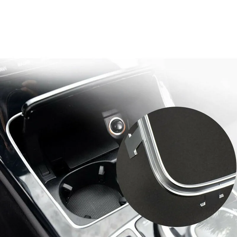 Inner Water Cup Holder Frame Trim For Mercedes-Benz C GLC Class W253 W205 15-19 Water Cup Holder Plating Trim Direct Replacement
Inner Water Cup Holder Frame Trim For Mercedes-Benz C GLC Class W253 W205 15-19 Water Cup Holder Plating Trim Direct Replacement