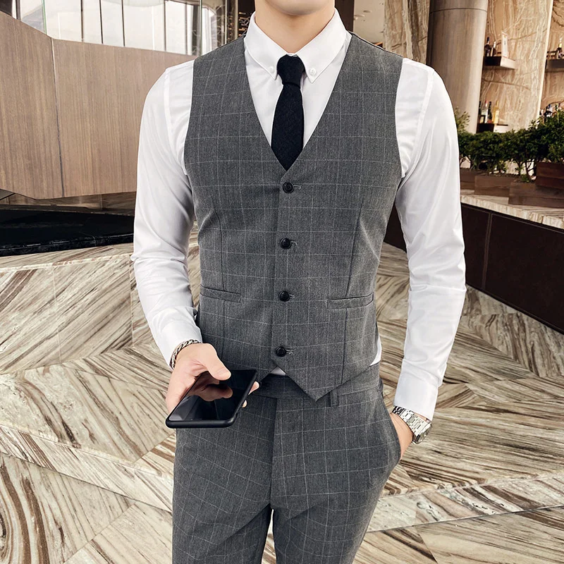 2023 New Style Men's High Quality Pure Cotton Business Suit Waistcoat/Male Slim Fit Plaid Leisure Vest/Man Blazers S-4XL
2023 New Style Men's High Quality Pure Cotton Business Suit Waistcoat/Male Slim Fit Plaid Leisure Vest/Man Blazers S-4XL