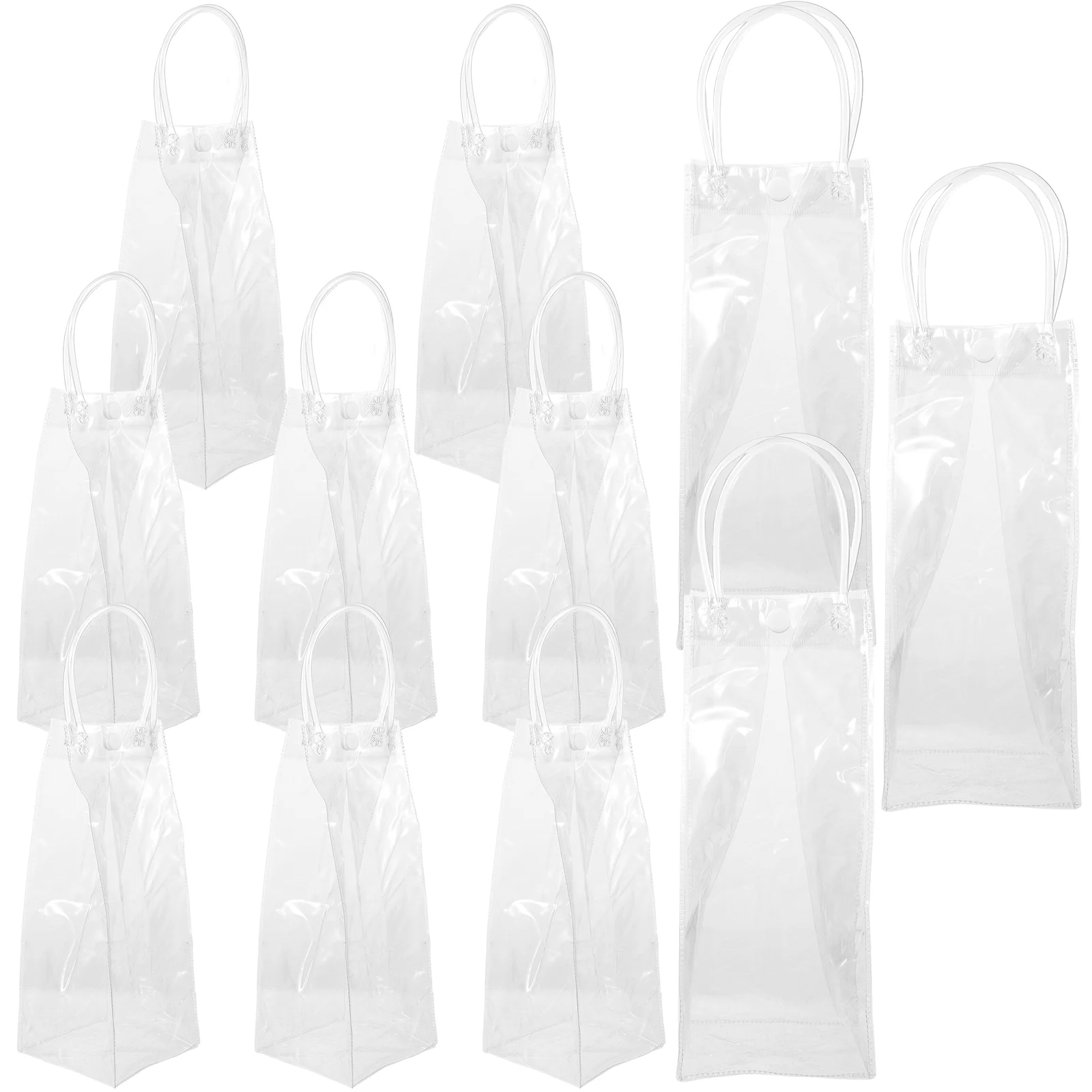 10 PCS Transparent Tote Bag Shopping Clear Handheld Household Bottle Outdoor Pvc Multi-function Portable Gift
10 PCS Transparent Tote Bag Shopping Clear Handheld Household Bottle Outdoor Pvc Multi-function Portable Gift