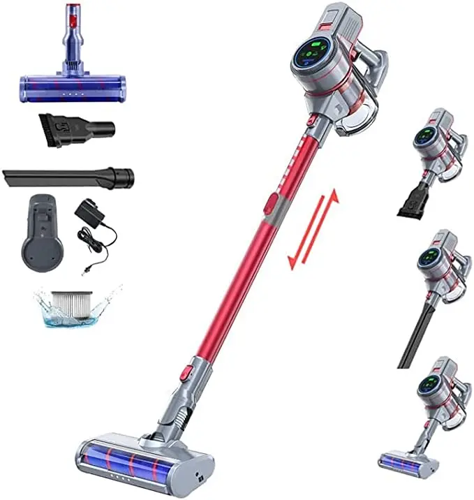 Cordless Stick Vacuum Cleaner Max 25Kpa Brushless Motor Handheld Home Use Vacuum Cleaner
Cordless Stick Vacuum Cleaner Max 25Kpa Brushless Motor Handheld Home Use Vacuum Cleaner