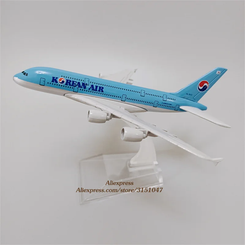 16cm Alloy Metal Korean Air A380 Airlines Airplane Model Korean Airbus 380 Airways Plane Model Stand Aircraft Kids Gifts
16cm Alloy Metal Korean Air A380 Airlines Airplane Model Korean Airbus 380 Airways Plane Model Stand Aircraft Kids Gifts