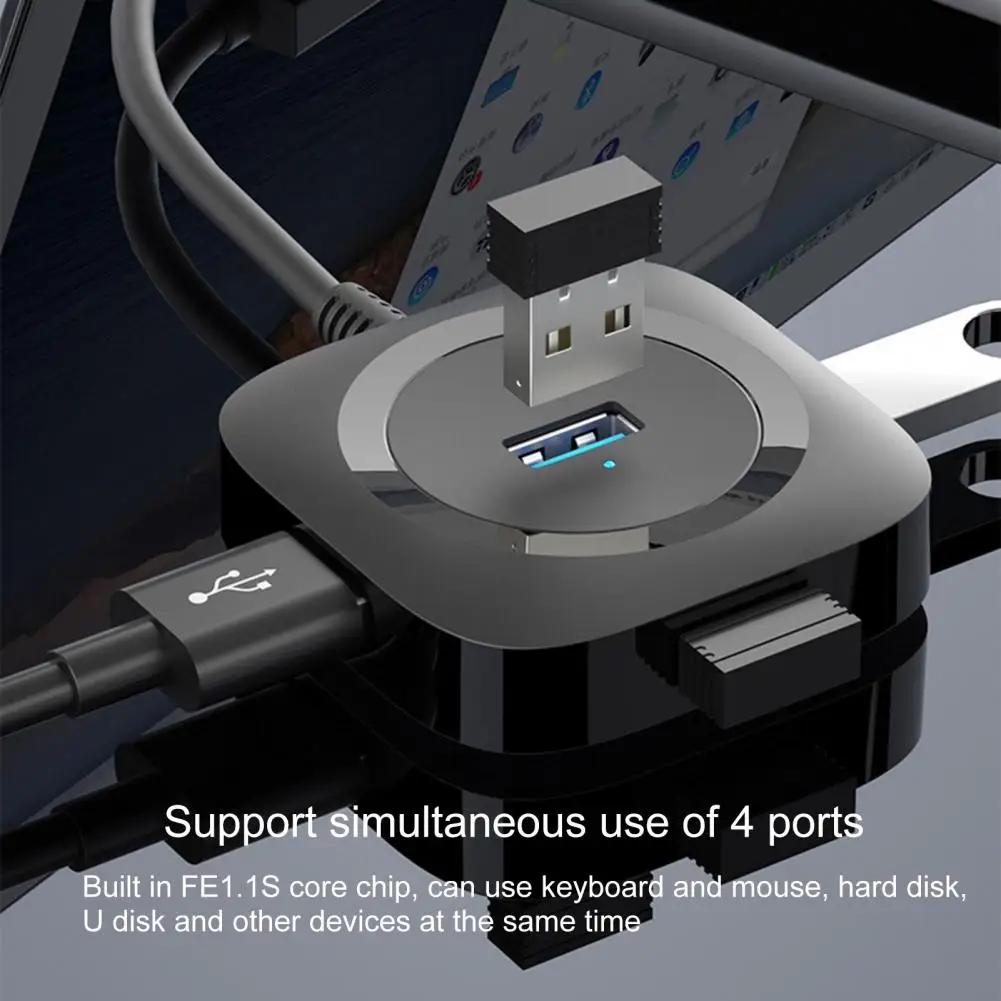 Data Transmission LED Indicator USB 3.0 Multi Splitter Expansion Dock Computer Accessories
Data Transmission LED Indicator USB 3.0 Multi Splitter Expansion Dock Computer Accessories
