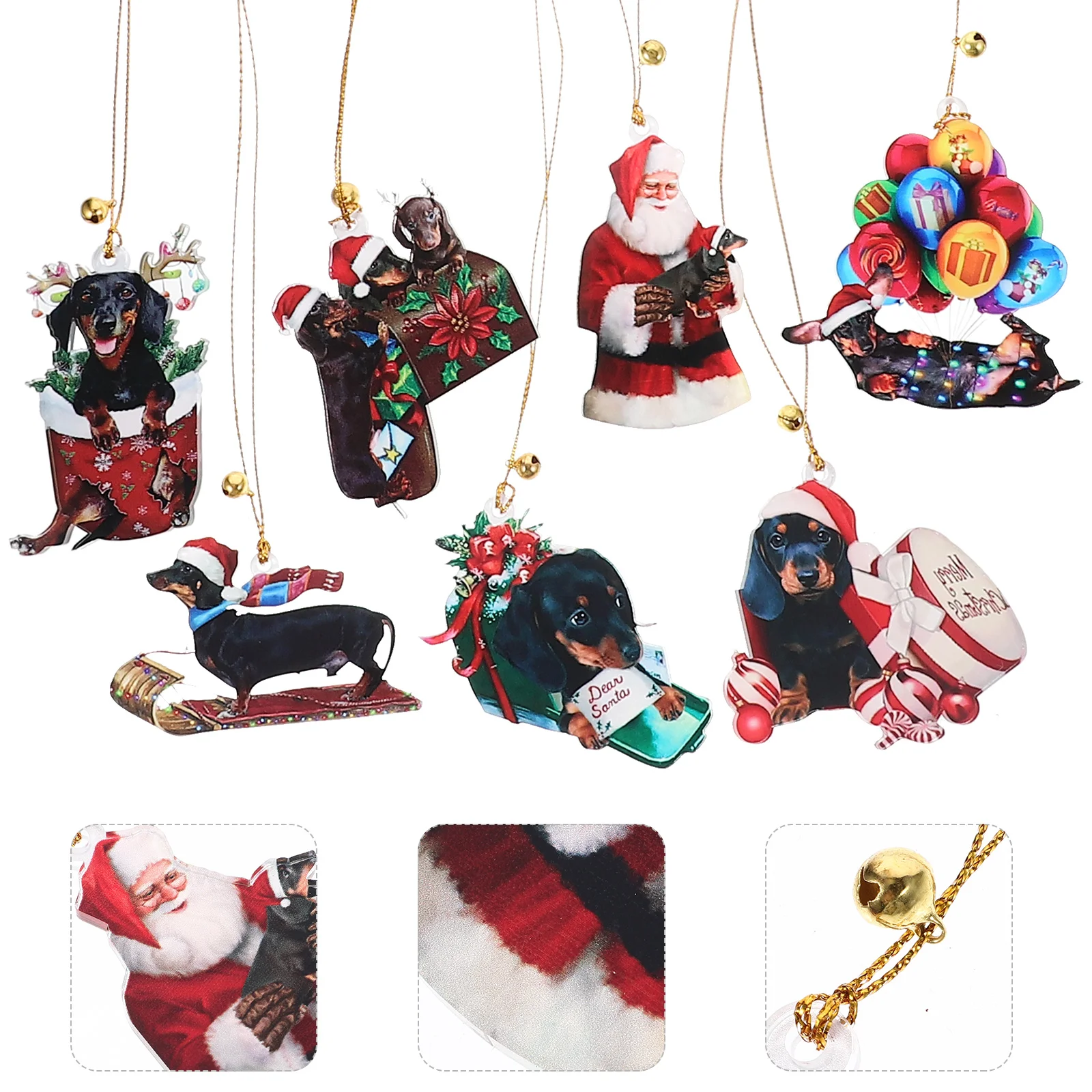 7pcs Sausage Dog Christmas Ornaments Christmas Tree Hanging Pendants Christmas Tree Decoration
7pcs Sausage Dog Christmas Ornaments Christmas Tree Hanging Pendants Christmas Tree Decoration