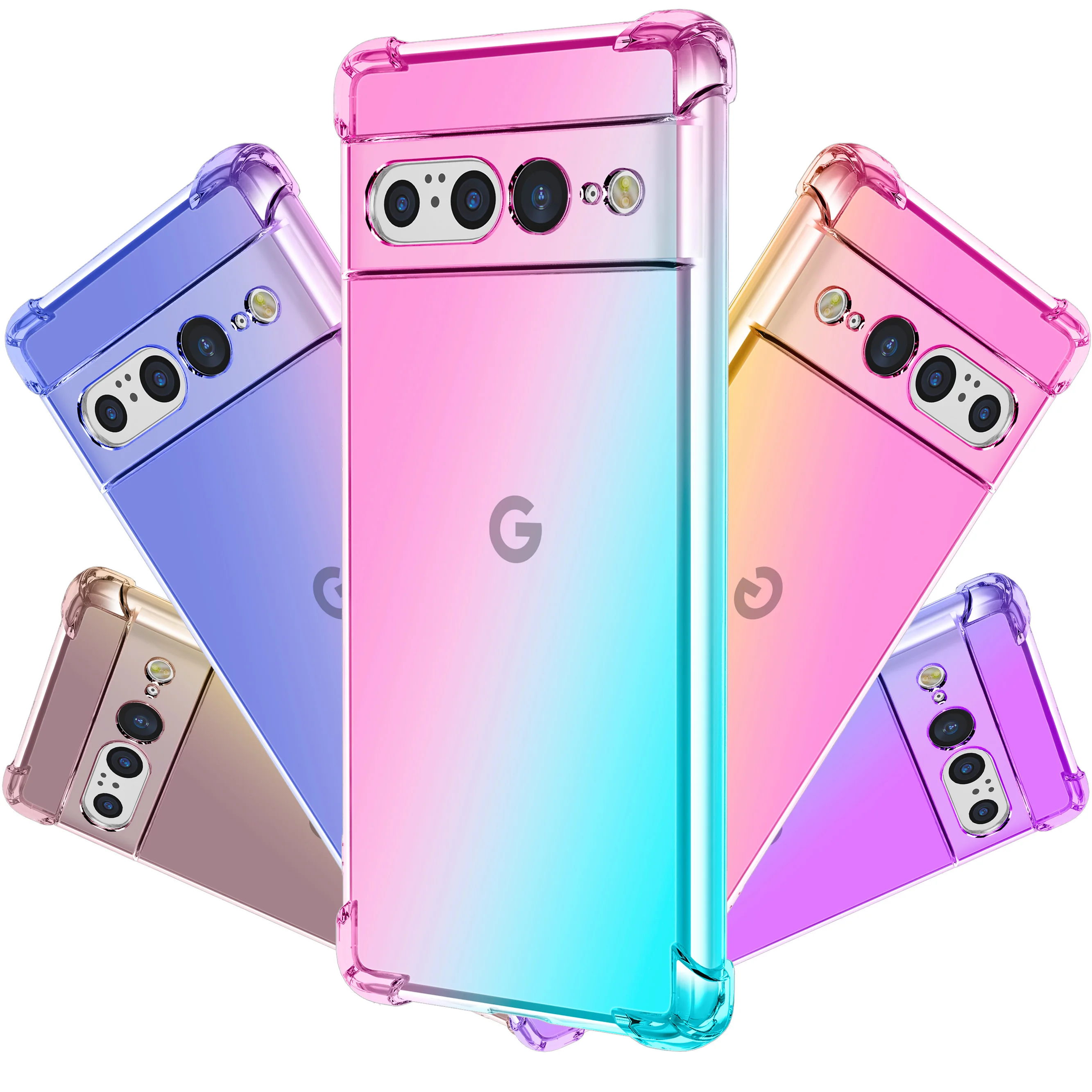 For Google Pixel 7A 7 Pro 6A 6 Pro 5A 6XL 5XL 4XL 4a 5G 7 6 5 4 Phone Case,Hybrid Cute Gradient Soft TPU Bumper Flexible Cover
For Google Pixel 7A 7 Pro 6A 6 Pro 5A 6XL 5XL 4XL 4a 5G 7 6 5 4 Phone Case,Hybrid Cute Gradient Soft TPU Bumper Flexible Cover