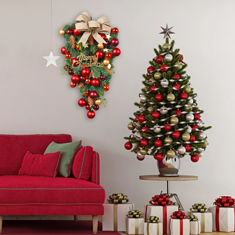Christmas Tree Pendant Bowknot Rattan Christmas Wreath Scene Decoration Pinecone Berry Cluster for Holiday Event Indoor Outdoor
Christmas Tree Pendant Bowknot Rattan Christmas Wreath Scene Decoration Pinecone Berry Cluster for Holiday Event Indoor Outdoor