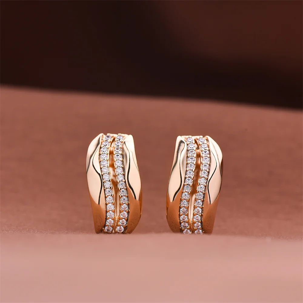 Dckazz New Trendy 585 Rose Gold Color Earrings For Women Vintage Bride Wedding Jewelry Cubic Zirconia Luxury English Earrings
Dckazz New Trendy 585 Rose Gold Color Earrings For Women Vintage Bride Wedding Jewelry Cubic Zirconia Luxury English Earrings