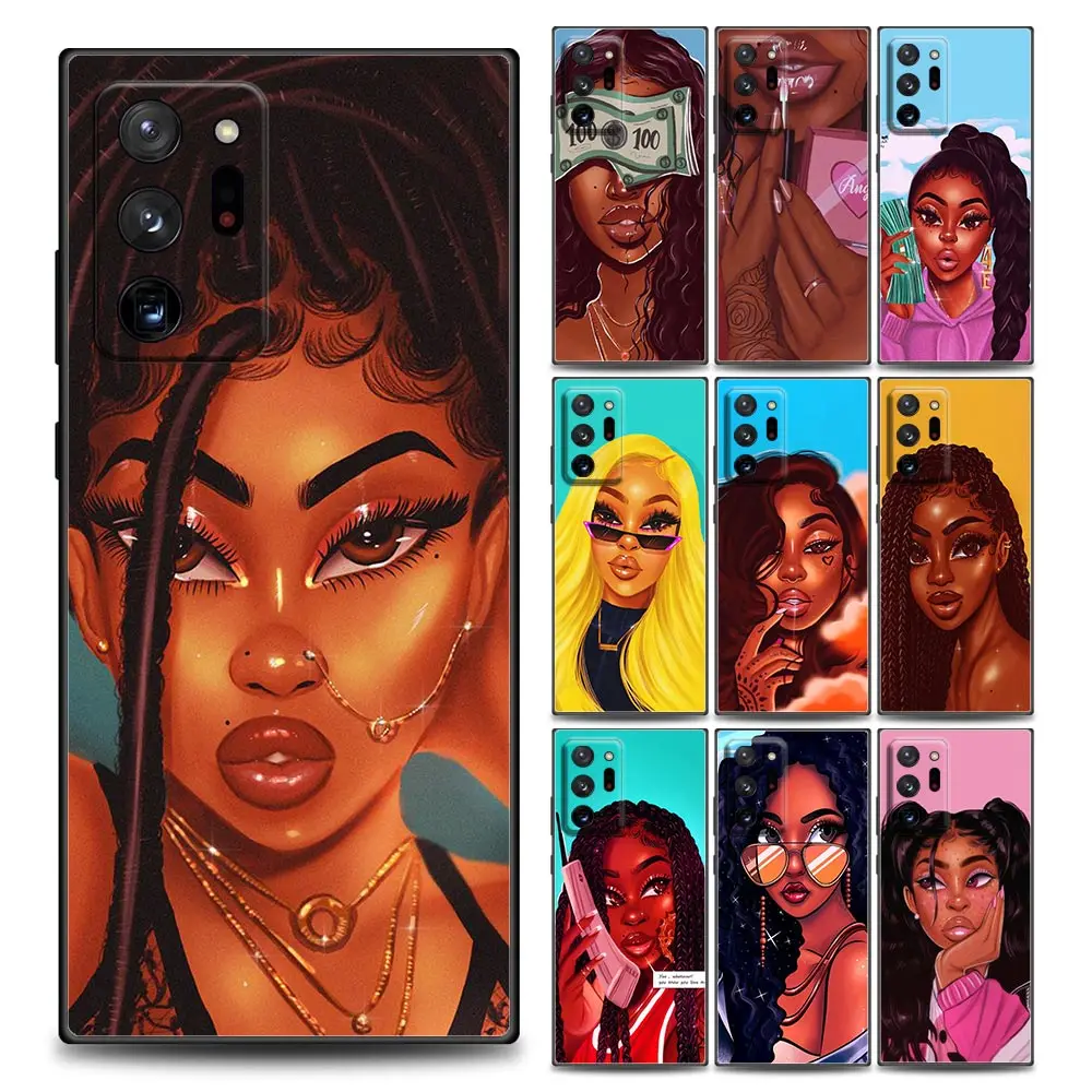 Fashion Black Girl Phone Case for Samsung Note 8 Note 9 Note 10 M11 M12 M30s M32 M21 M51 F41 F62 M01 Soft Silicone
Fashion Black Girl Phone Case for Samsung Note 8 Note 9 Note 10 M11 M12 M30s M32 M21 M51 F41 F62 M01 Soft Silicone