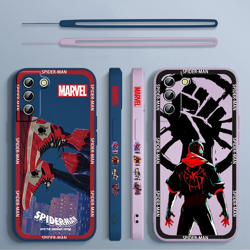 Marvel Spiderman Logo Art Phone Case For Samsung Galaxy S23 S22 S21 S20 Pro FE Note 20 Plus Ultra Liquid Left Rope Cover
Marvel Spiderman Logo Art Phone Case For Samsung Galaxy S23 S22 S21 S20 Pro FE Note 20 Plus Ultra Liquid Left Rope Cover