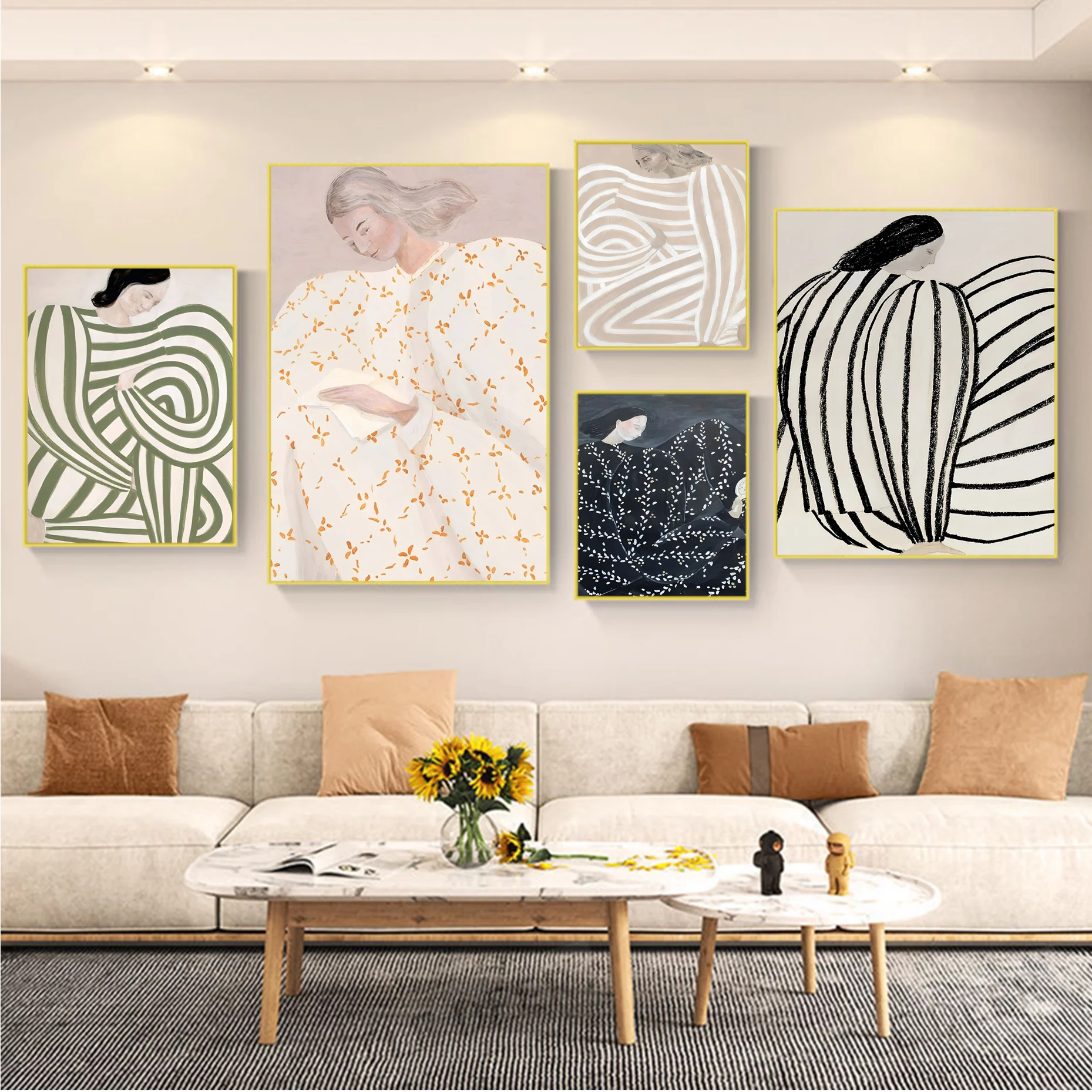 Abstract Lines Figure Poster Movie Sticky Posters Retro Kraft Paper Sticker DIY Room Bar Cafe Aesthetic Art Wall Painting
Abstract Lines Figure Poster Movie Sticky Posters Retro Kraft Paper Sticker DIY Room Bar Cafe Aesthetic Art Wall Painting