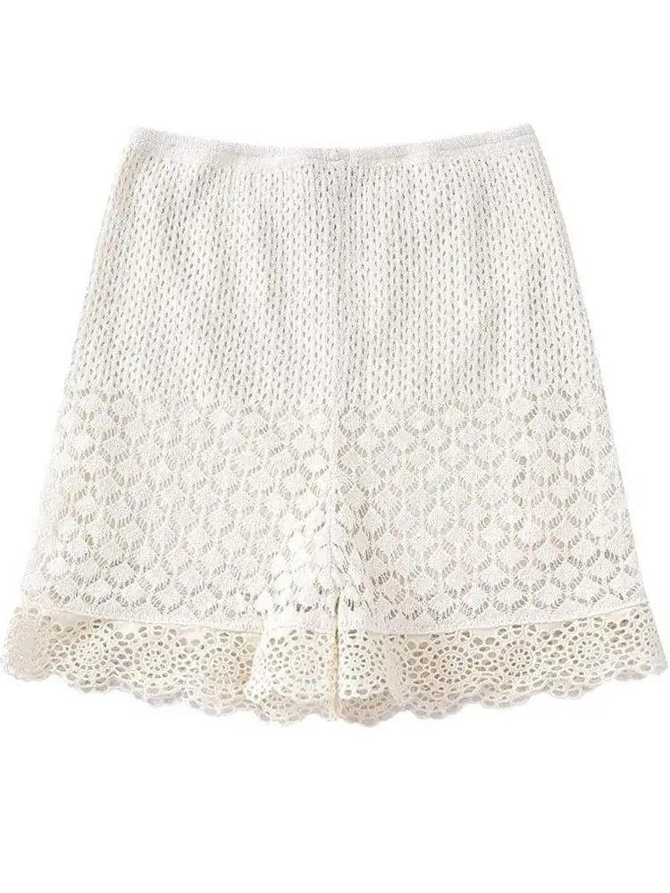 TRAF Women 2022 Fashion Solid Color Jacquard Mesh Knit Shorts Vintage High Waist Female Fitted Knits Short Pants Streetwear
TRAF Women 2022 Fashion Solid Color Jacquard Mesh Knit Shorts Vintage High Waist Female Fitted Knits Short Pants Streetwear