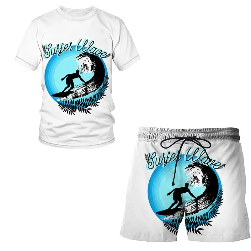 New 2022 Summer 3D Printing Harajuku Men's Casual T-shirt Suit Fashion Trend Short-sleeved Shorts Two-piece Set
New 2022 Summer 3D Printing Harajuku Men's Casual T-shirt Suit Fashion Trend Short-sleeved Shorts Two-piece Set