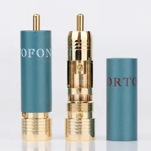 Ortofon Reference 8NX RCA Connectors High Quality Gold-plated HIFI RCA Plug Hi-end