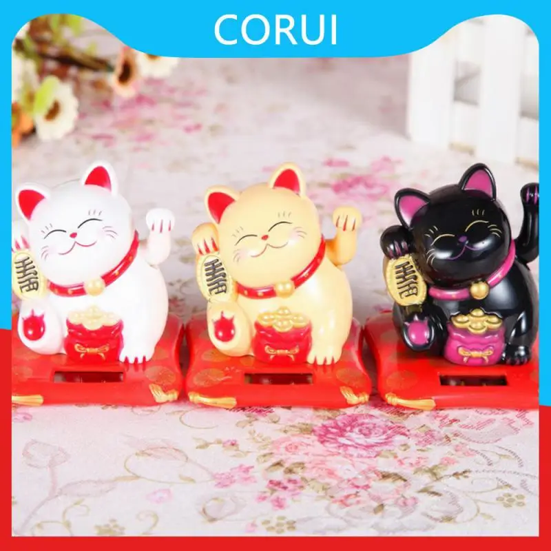 Home Craft Miniatures Creative Welcome Cat Solar Powered Wealth Waving Cat Ornament Home Decoration Birthday Gift Cute Lucky Cat 
Home Craft Miniatures Creative Welcome Cat Solar Powered Wealth Waving Cat Ornament Home Decoration Birthday Gift Cute Lucky Cat