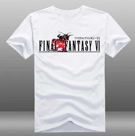 Casual Game Final Fantasy VI T-shirts FF6 White 100% Cotton Short Sleeve O-Neck Tops Tee Shirts
Casual Game Final Fantasy VI T-shirts FF6 White 100% Cotton Short Sleeve O-Neck Tops Tee Shirts